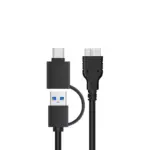 قاب هارد 2.5 اینچ برند ONTEN مدل UHD1 USB3 ( همراه با کابل TYPE C )