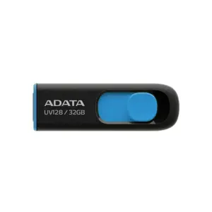 فلش A-DATA UV128 32G USB3.2(رنگ آبی مشکی)