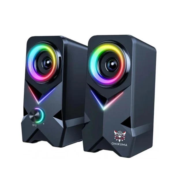اسپیکر گیمینگ مدل L2 برند ONIKUMA اونیکوما مشکی - RGB - BT V5.0 - اتصال USB