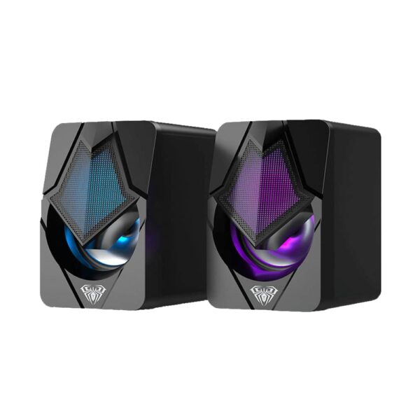 اسپیکر گیمینگ مدل N-525 برند AULA آئولا مشکی - RGB - گارانتی انزو سرویس 12 ماه