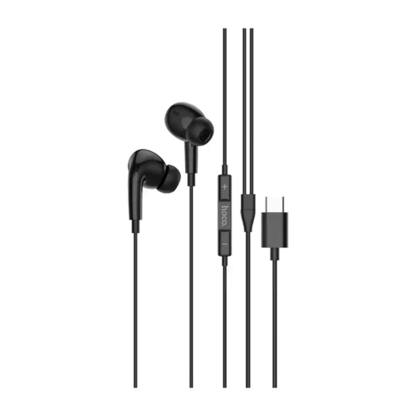 هندزفری سیم دار TYPE-C مدل M101PRO برند HOCO هوکو  مشکی - گارانتی  ه