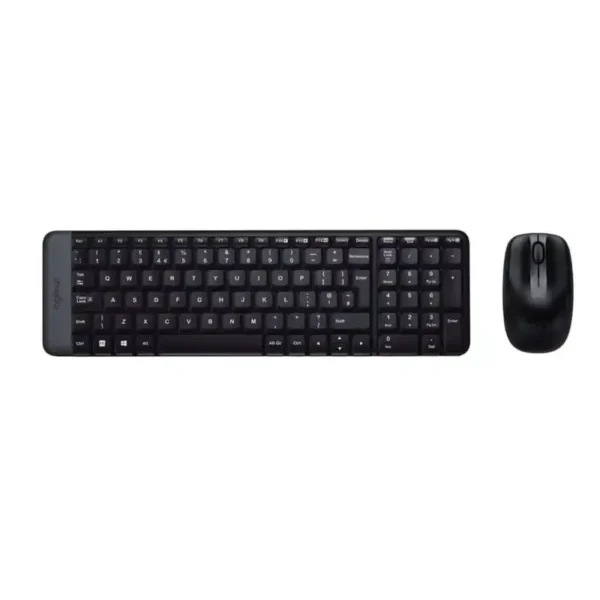 کیبورد و موس بیسیم مدل MK220 برند LOGITECH لاجیتک مشکی - گارانتی نیکان پاسارگارد 12 ماه