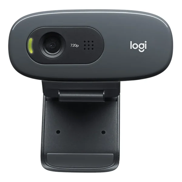 وب کم مدل C270 برند LOGITECH لاجتیک  میکروفون - مشکی - گارانتی نیکان پاسارگاد 12 ماه