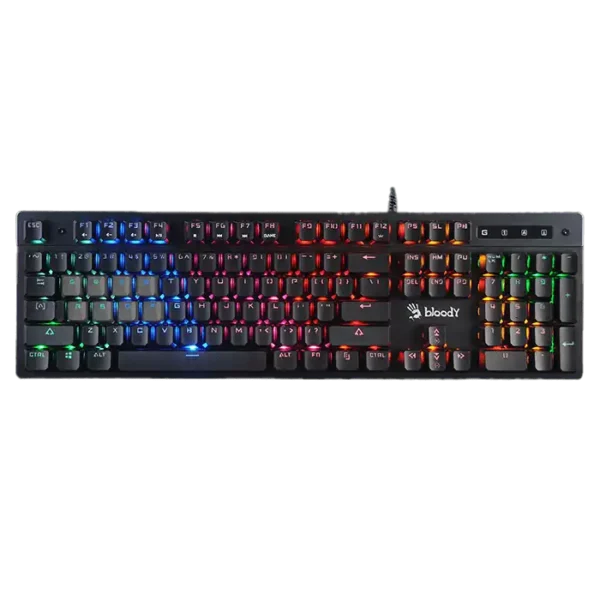 کیبورد تک سیم دار گیمینگ مدل B500N برند A4TECH ایفورتک مشکی - گارانتی نوترونیک