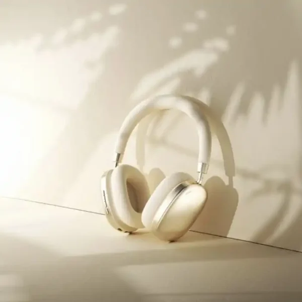 هدست بیسیم مدل ANC MAX برند PORODO پورودو  کرم - ANC - گارانتی امپراطور