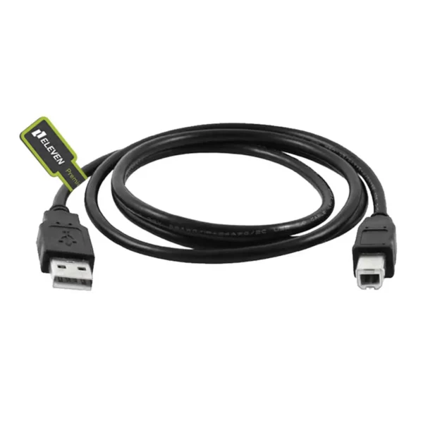 کابل پرینتر   برند الون ELEVEN  متراژ 3 مشکی گارانتی رایان آروند 12 ماه