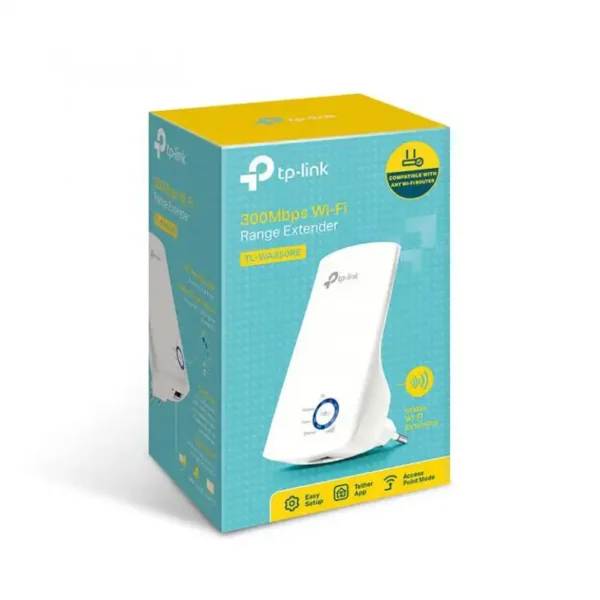 اکسس پوینت ACCESS POINT مدل TL-WA850RE برند TP-LINK تی پی لینک سرعت 300 گارانتی 3 سال پانا