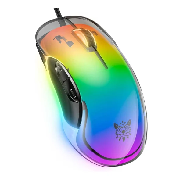 موس سیم دار مدل CW925 برند اونیکوما ONIKUMA متراژ1.6-128000DPI-RGB-شیشه ای