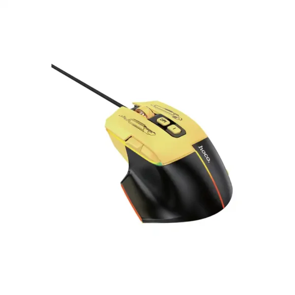 موس سیم دار مدل GM31 برند HOCO هوکو متراژ 1.5 - بی صدا - گارانتی