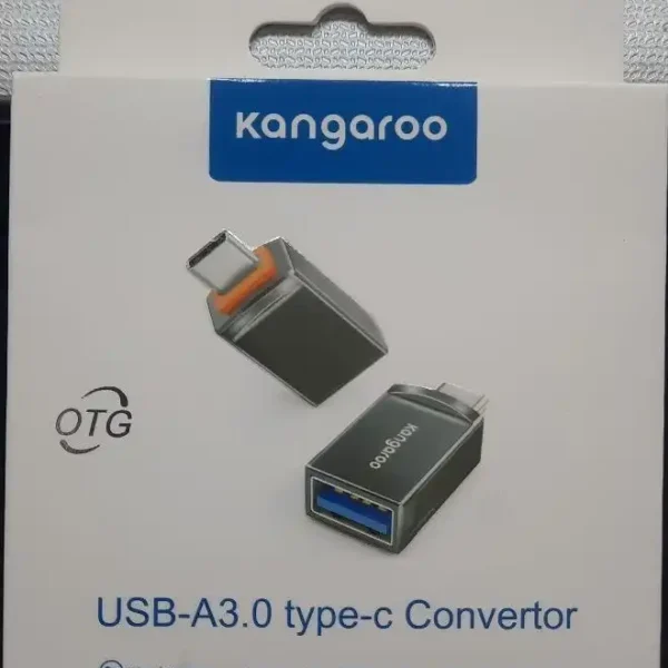 تبدیل OTG مدل F20 برند KANGOROO کانگورو  USB3.0 TO TYPE-C