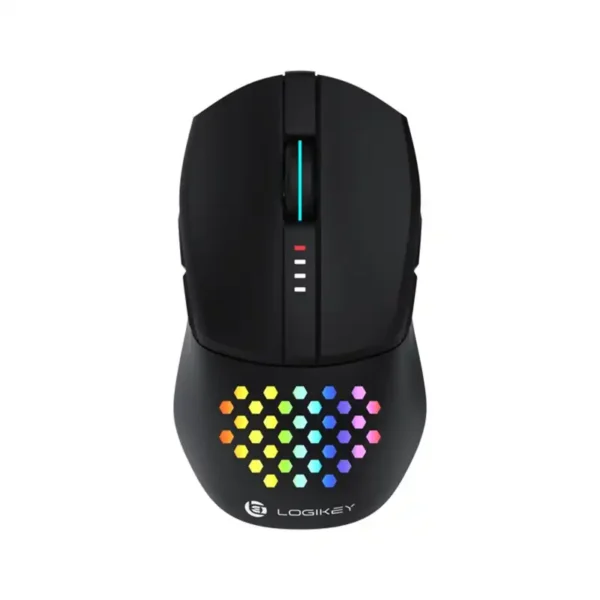 موس بیسیم گیمینگ مدل M659B برند LOGIKEY لاجی کی  شارژی - مشکی - گارانتی الماس رایان ایرانیان