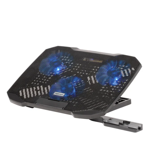 کول پد مدل HCP 130 برندد HATRON هترون-مناسب 16 تا 17 اینچ- 5 فن - گارانتی فورتیم