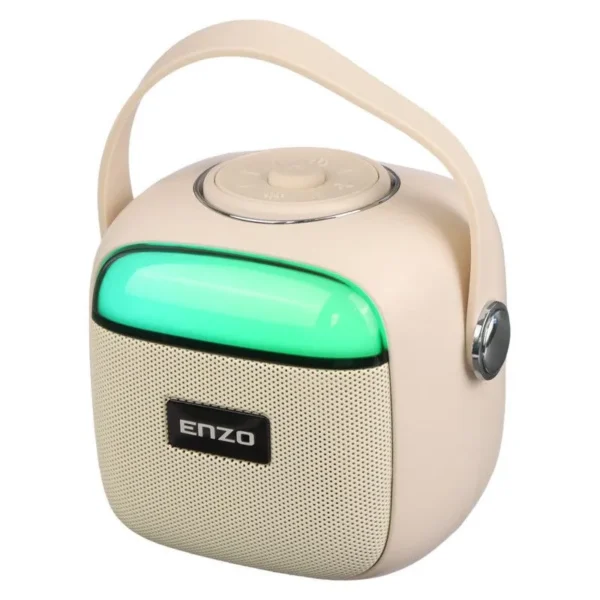 اسپیکر شارژی مدل S70 برند ENZO انزو  کرم - میکروفون - گارانتی انزو سرویس 12 ماه
