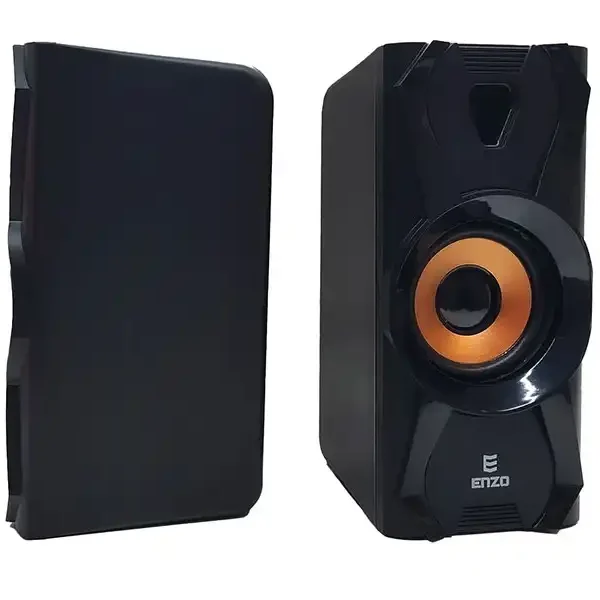 اسپیکر دوتکه مدل SL-130 برند ENZO انزو مشکی - گارانتی انزو سرویس 12 ماه