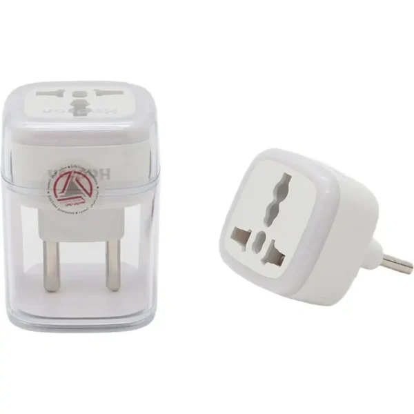 تبدیل 3 به 2 برق مدل A10 رنگ سفید برند HADRON هادرون گارانتی مادام العمر هادرون توان