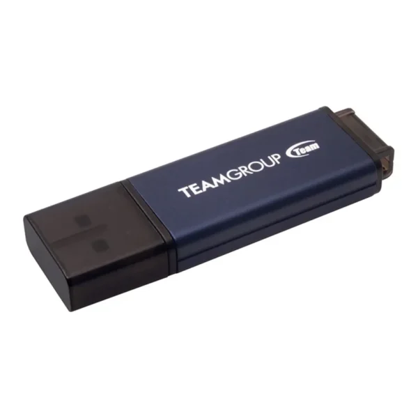 فلش USB 3.2 64G مدل C211 برند TEAM GROUP تیم گروپ رنگ سرمه ای گارانتی مادام العمر آواژنگ