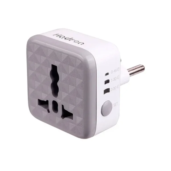 تبدیل 3 به 2 برق مدل P103 برند HADRON هادرون رنگ سفید محافظ دار گارانتی مادام العمر هادرون توان