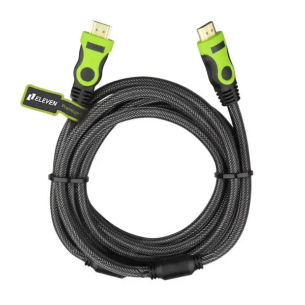 کابل HDMI  برند الون ELEVEN  متراژ 20 V1.4-4K طوسی گارانتی رایان اروند 12 ماه