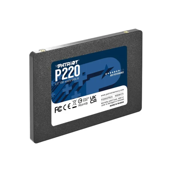 هارد SSD.SATA3   مدل P220 برند PATRIOT اینترنال - GB512 - گارانتی الماس