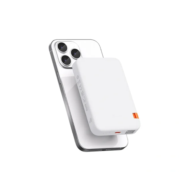 پاور بانک مدل MC-5100 برند MCDODO مکدودو  MAH10000 - شارژ بیسیم - سفید  - 20W