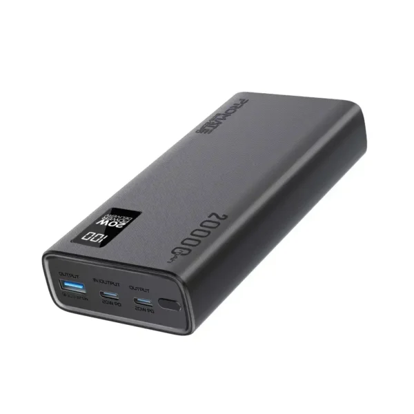 پاور بانک مدل BOLT برند PROMATE پورومیت MAH20000 - 20W - SLIM - گارانتی