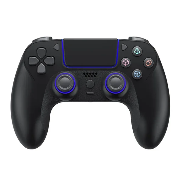 دسته بازی شوک دار بیسیم مدل HR-70 برند HISKA هیسکا  مشکی - بلوتوث - AUX - گارانتی هیسکا  سرویس