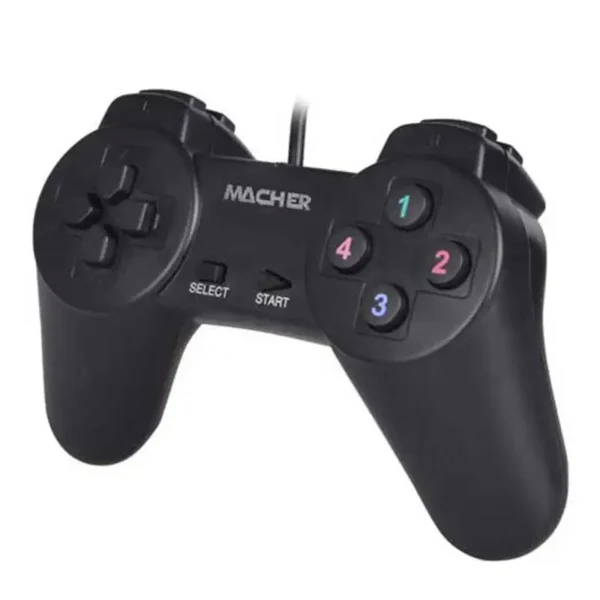 دسته بازی تک ساده مدل MR-55 برند MACHER مچر مشکی