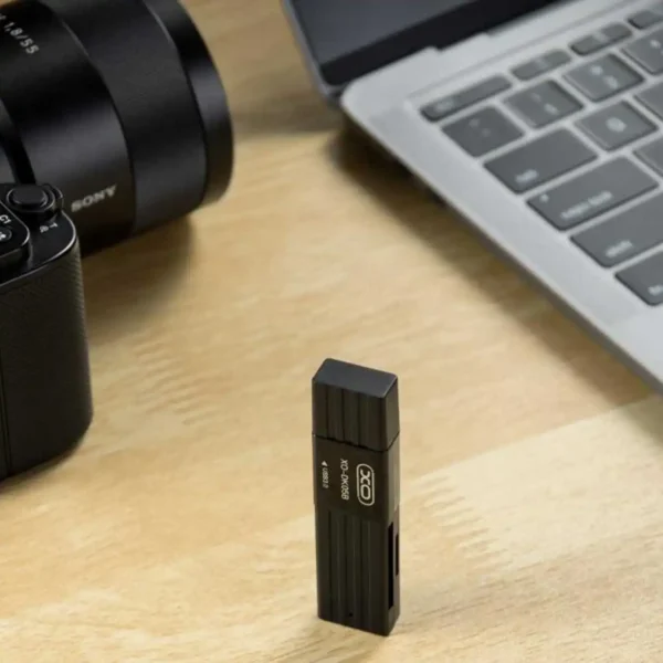 رم ریدر مدل DK05A برند XO  مشکی - USB2.0 - MICRO SD - SD