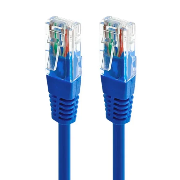 کابل شبکه CAT6 UTP برند LEGRAND لگراند آبی - 50 سانتی متر