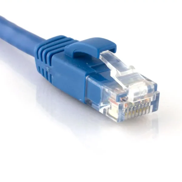 کابل شبکه CAT6 UTP برند BELDEN بلدن آبی - 1 متر