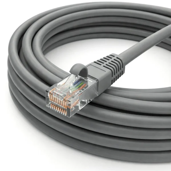 کابل شبکه CAT6 UTP برند BELDEN بلدن طوسی - 3 متر