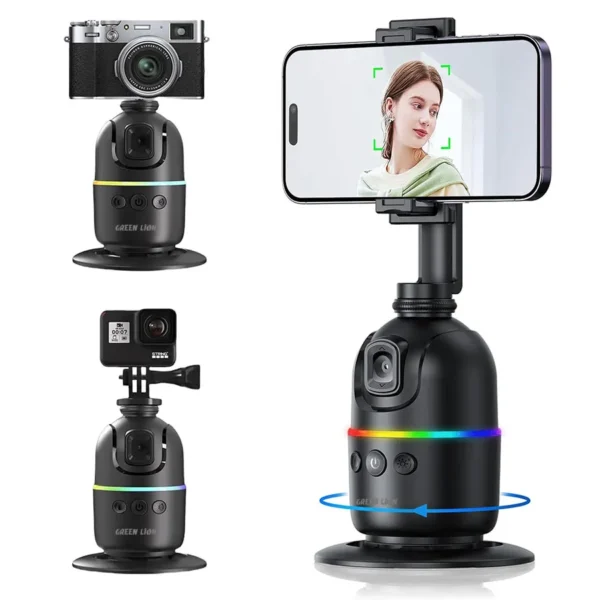 نگهدارنده موبایل رومیز مدل GL-SSK04 برند GREEN LION گرین لاین  مشکی - 360 درجه - 4HRS -گارانتی امپراطور