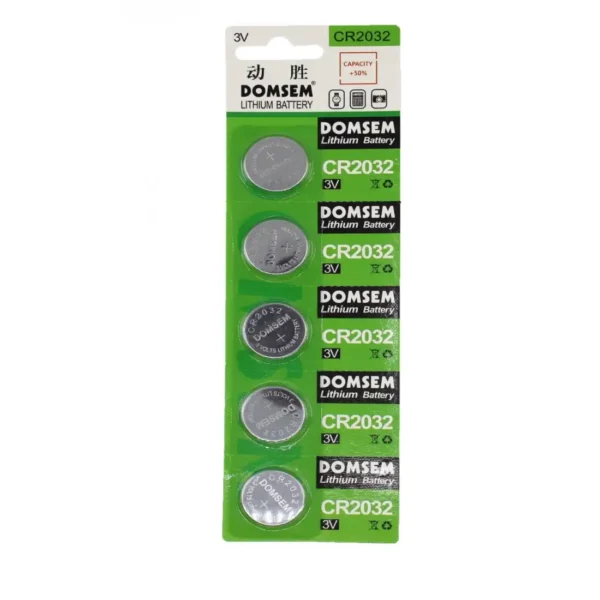 باتری 2032 برند DOMSEM بسته 5 عدد