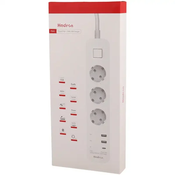 چندراهی برق 3 خانه مدل P343 برند HADRON