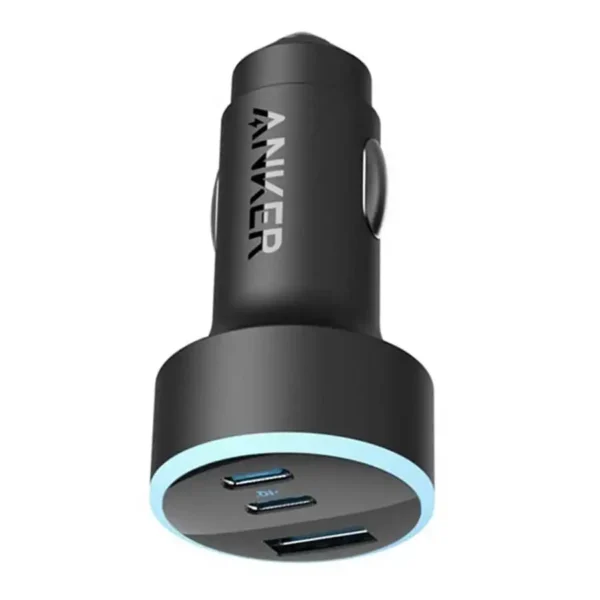 شارژر فندکی مدل A2736H11 برند ANKER انکر  مشکی - 3 پورت - 67W - گارانتی