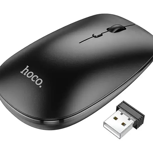 موس بیسیم+بلوتوث مدل GM15 برند HOCO هوکو مشکی - BT V5.0 - گارانتی