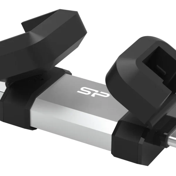 فلش مدل C51 برند SILICON POWER سیلیکون پاور  64GB + USB3 + TYPE-C + گارانتی متین