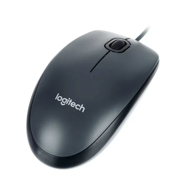 موس سیم دار مدل M90 برند LOGITECH لاجیتک  مشکی - گارانتی نیکان پاسارگارد 12 ماه