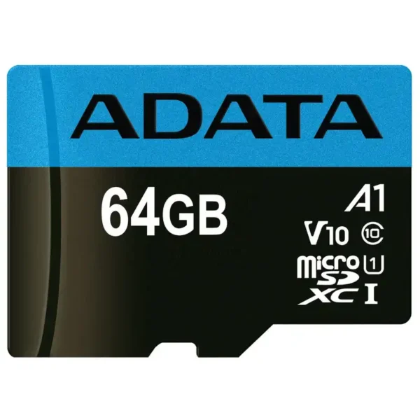 کارت حافظه MICRO SD مدل V10 برند ADATA  64GB - خشاب دار - گارانتی آونگ