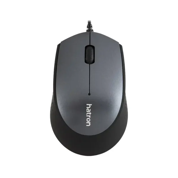 موس سیم دار مدل 430 برند HATRON هترون  مشکی - گارانتی فورتیم