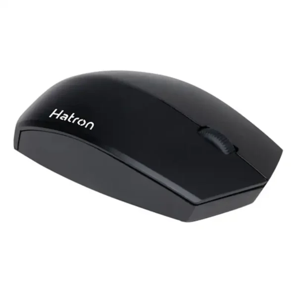 موس بیسیم مدل 110 برند HATRON هترون مشکی - بلوتوث - گارانتی فورتیم