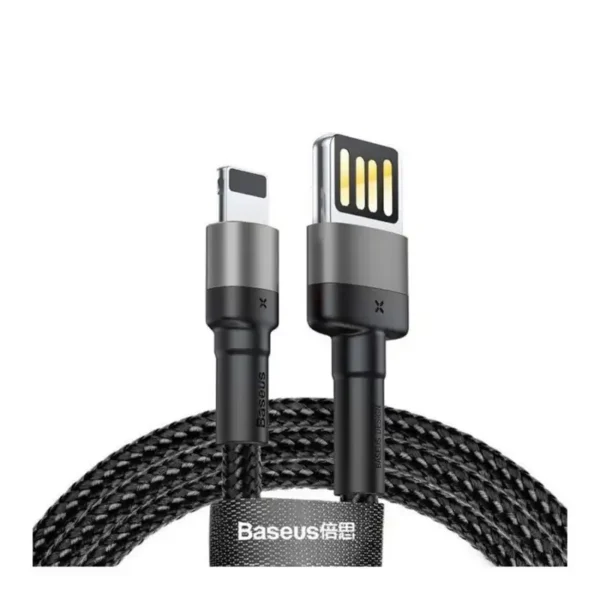 کابل شارژ USB TO LIGHTINING برند BASEUS بیسوس مدل CAFULE متراژ 1