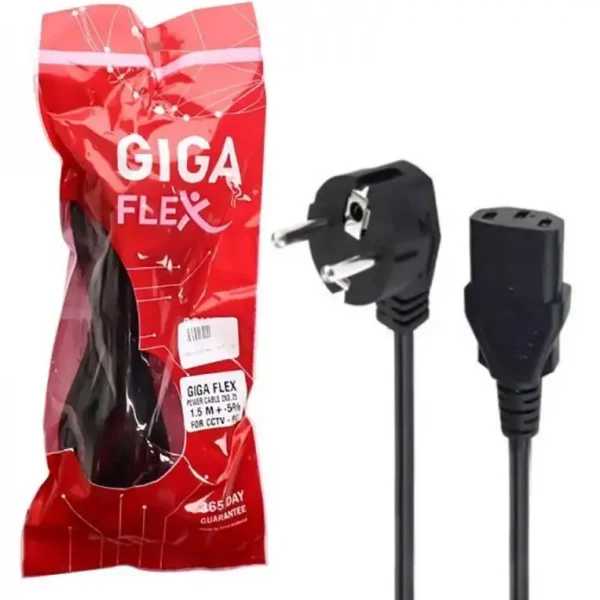 کابل برق کیس 75*2 CCA برند گیگا فلکس GIGA FLEX متراژ 1.5 متر