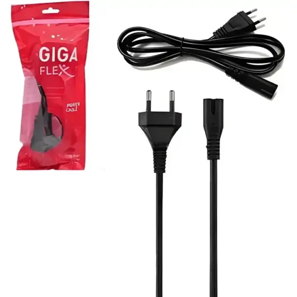 کابل برق دو پین 75*2 CCA برند گیگا فلکس GIGA FLEX متراژ 1.5 متر