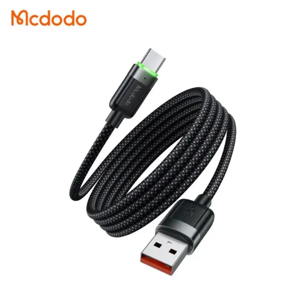کابل شارژ USB TO TYPE C مدل 5650 برند MCDODO مکدودو  کنفی - 6A - متراژ 1.2 - گارانتی امپراطور