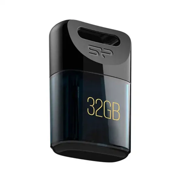 فلش مدل J06 برند SILICON POWER سیلیکون پاور  32GB - USB3.2 - مشکی - گارانتی متین