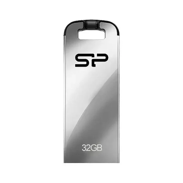 فلش مدل J10 برند SILICON POWER سیلیکون پاور 32GB - USB3.2 - نقره ای - گارانتی متین