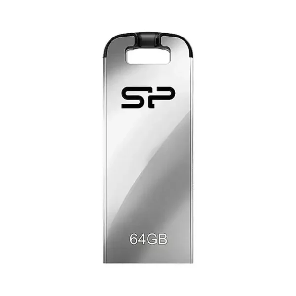 فلش مدل J10 برند SILICON POWER سیلیکون پاور 64GB - USB3.2 - نقره ای - گارانتی متین
