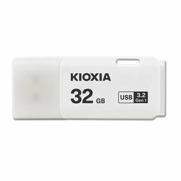 فلش مدل U301 برند KIOXIA کیوکسیا  32GB - USB3.2 - سفید - گارانتی ماتریکس