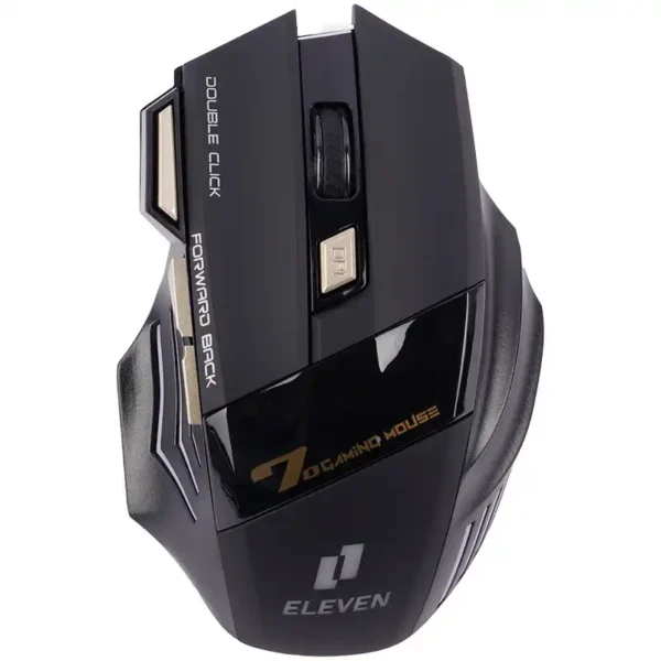موس گیمینگ بیسیم مدل GM7B برند ELEVEN الون  BT V5.0 - RGB - دانگل - شارژی  - مشکی